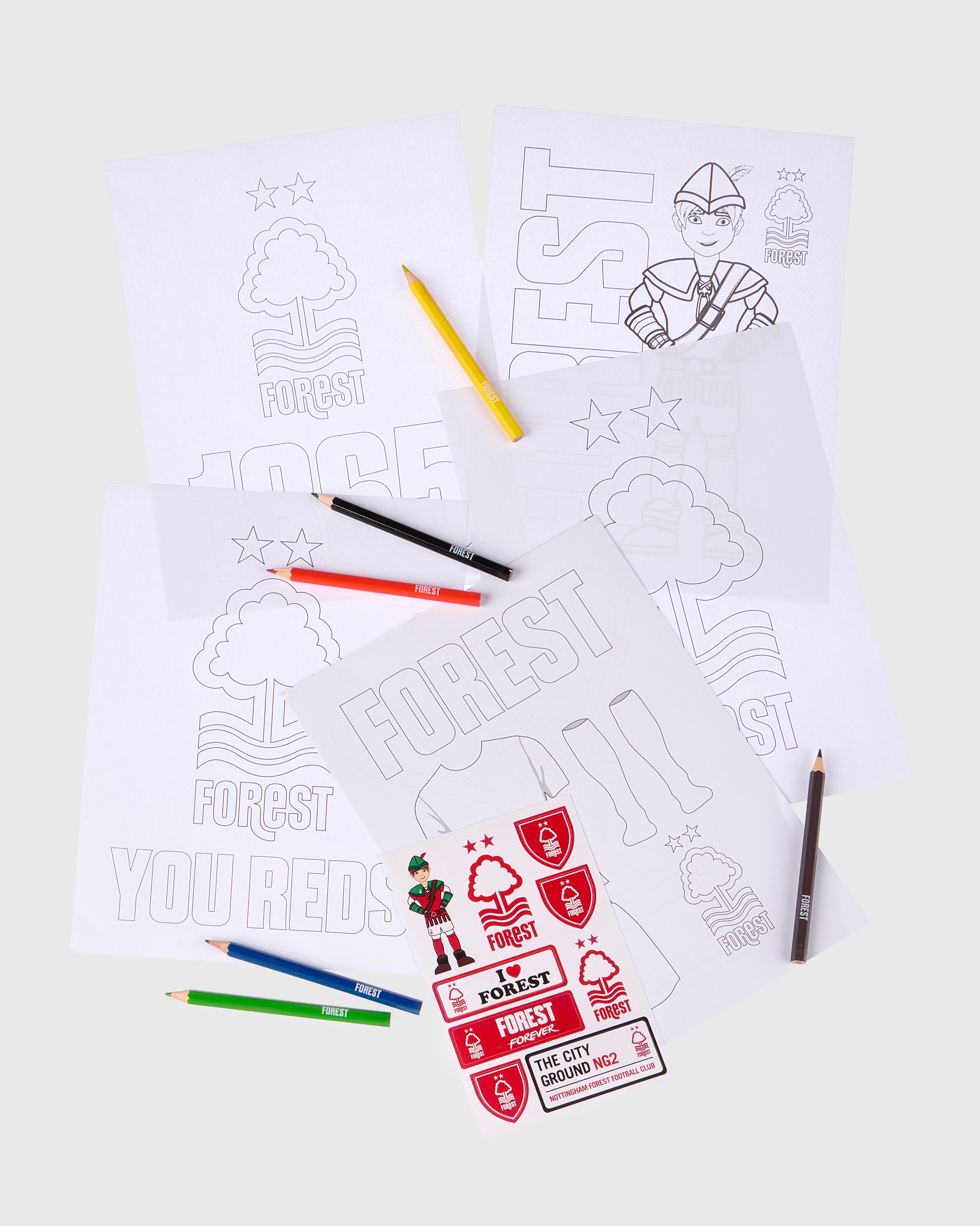 NFFC Colouring Pack - Nottingham Forest FC