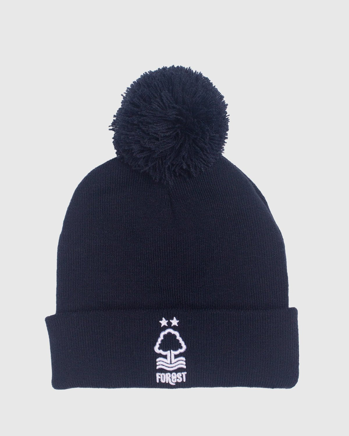NFFC Core Navy Crest Bobble Hat - Nottingham Forest FC