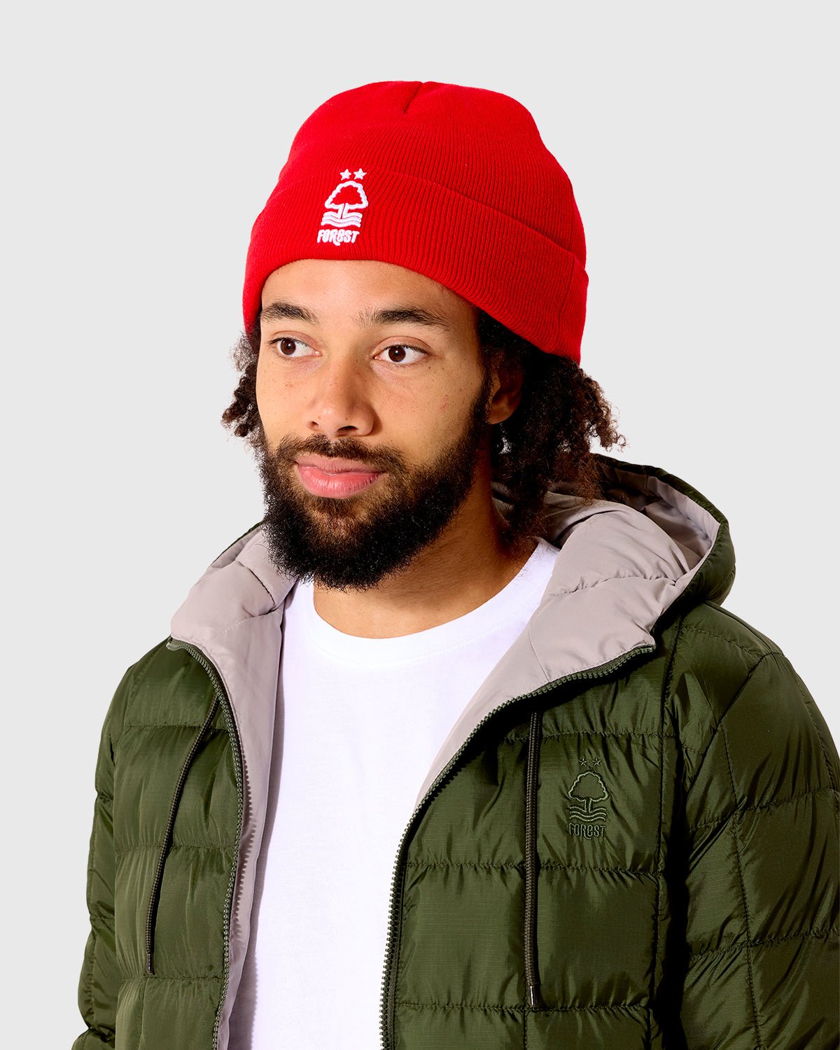 NFFC Core Red Crest Beanie Hat - Nottingham Forest FC