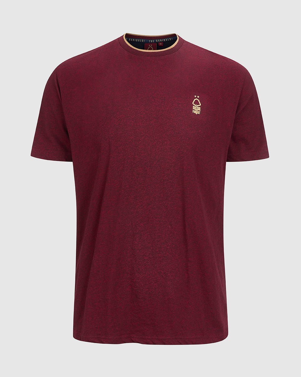 NFFC Dark Red Speckle T-Shirt - Nottingham Forest FC