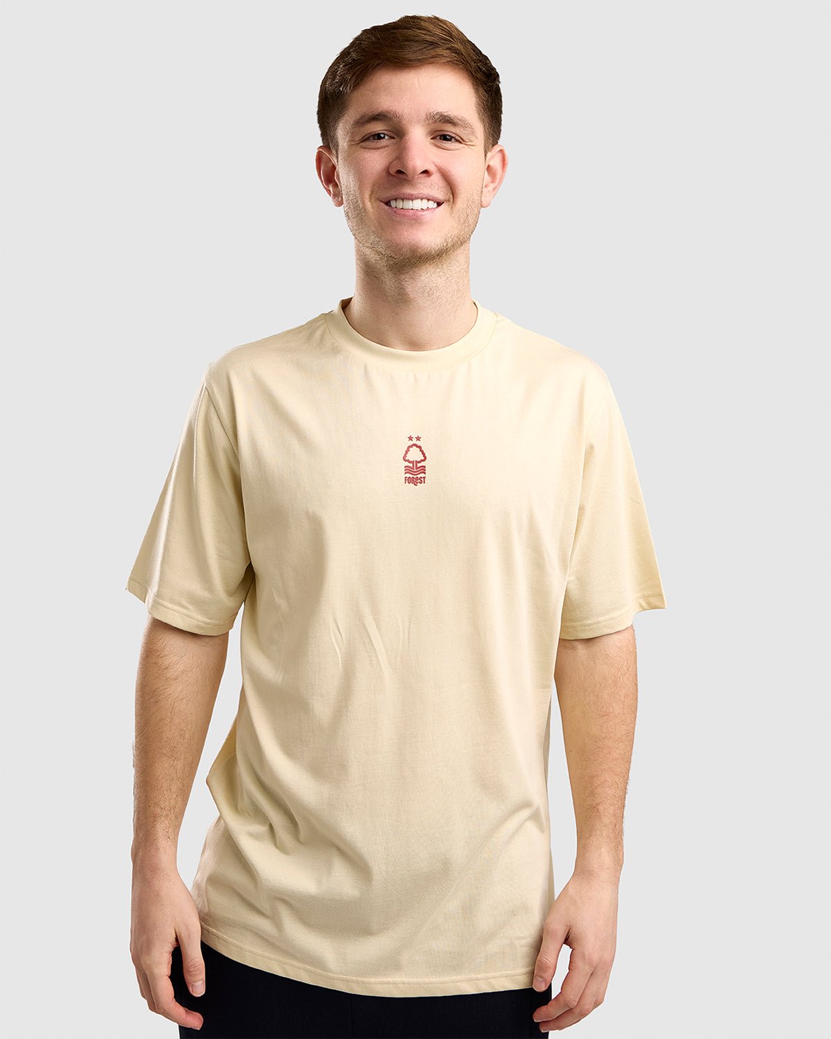 NFFC Ecru Racing Back Print T-Shirt - Nottingham Forest FC