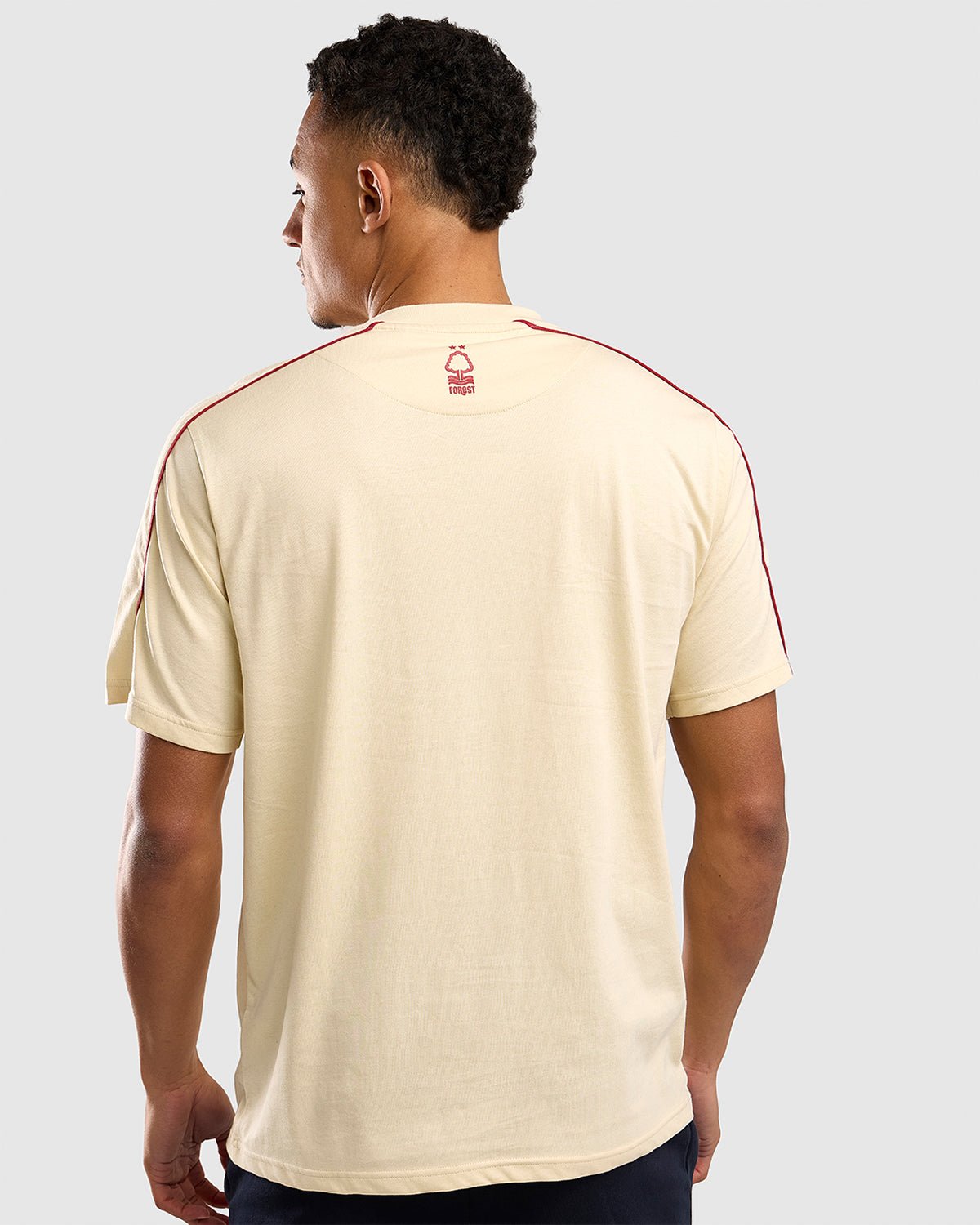 NFFC Ecru Racing Relaxed T-Shirt - Nottingham Forest FC