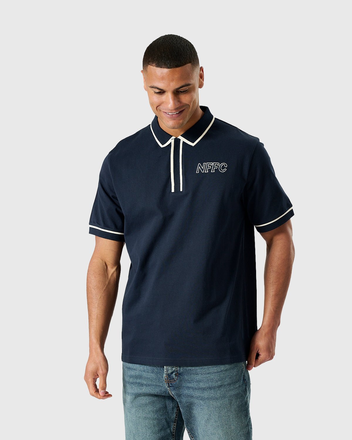 NFFC Embroidery Navy Polo - Nottingham Forest FC