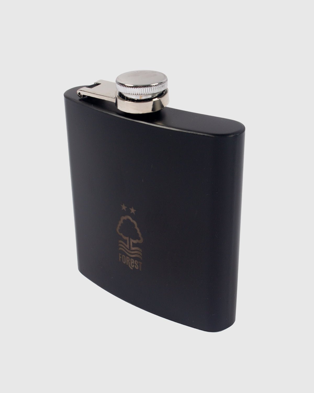 NFFC Engraved Crest Hip Flask - Nottingham Forest FC
