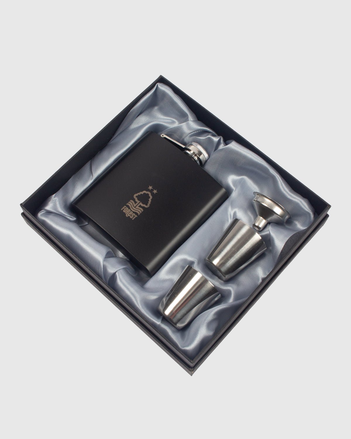 NFFC Engraved Hip Flask Gift Set - Nottingham Forest FC