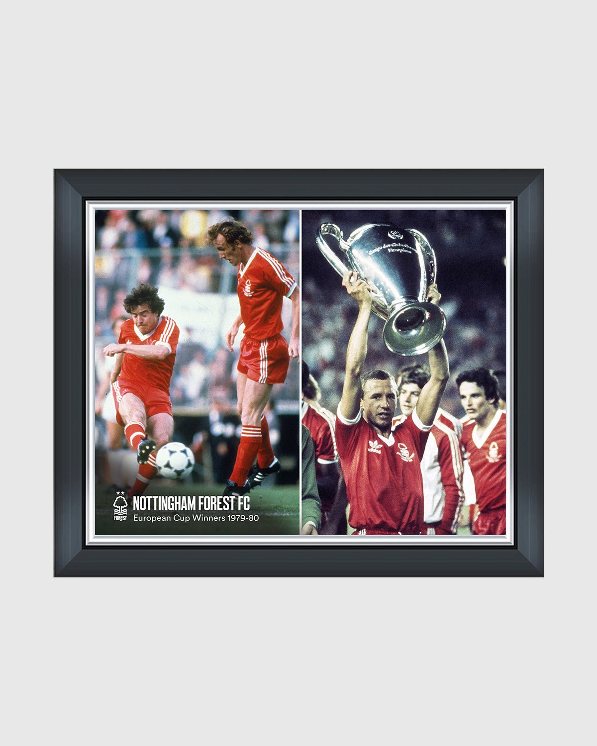 NFFC European Cup Winners 1979–80 Print Framed - 20 x 16 - Nottingham Forest FC