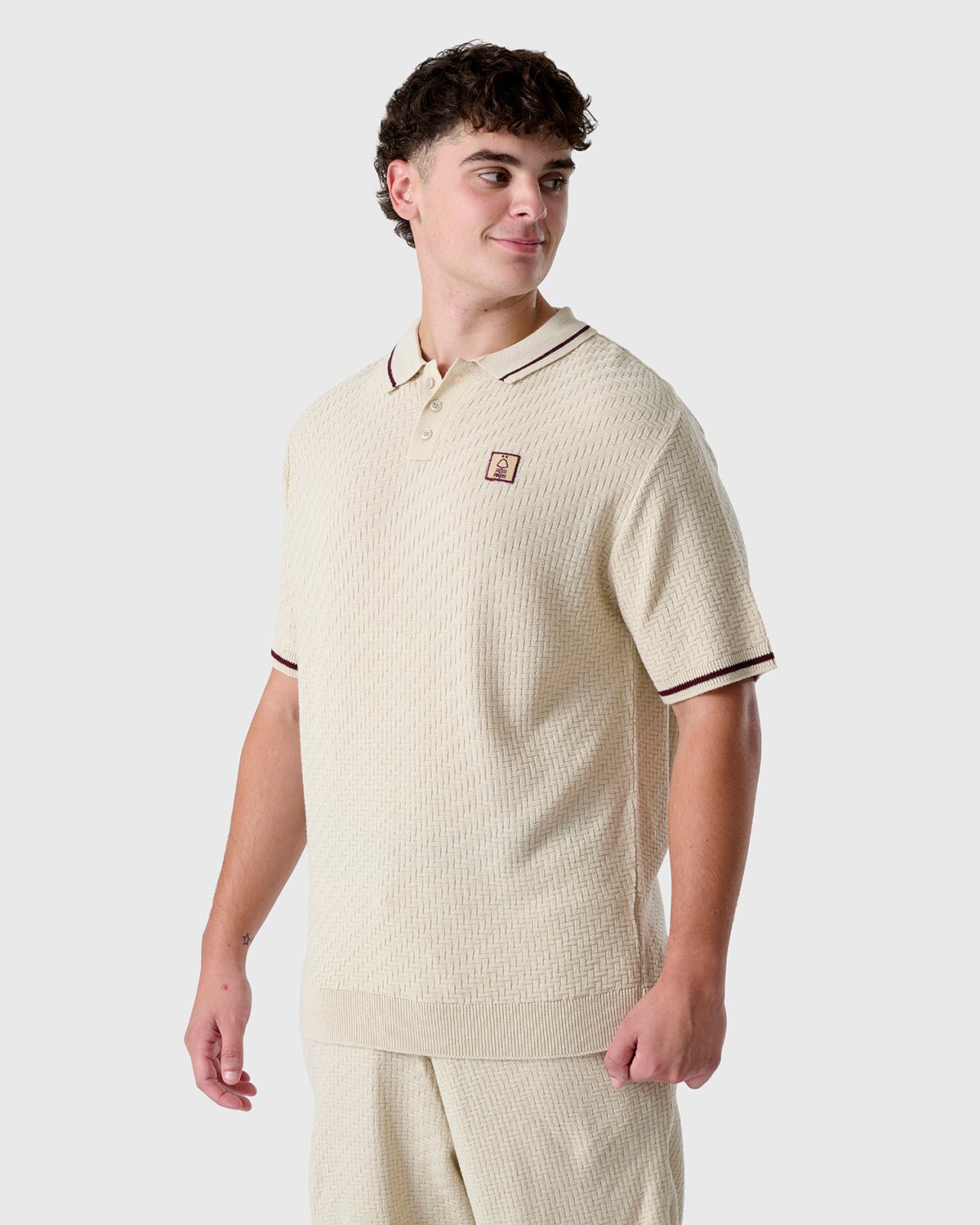 NFFC Flagstone Knit Polo - Nottingham Forest FC