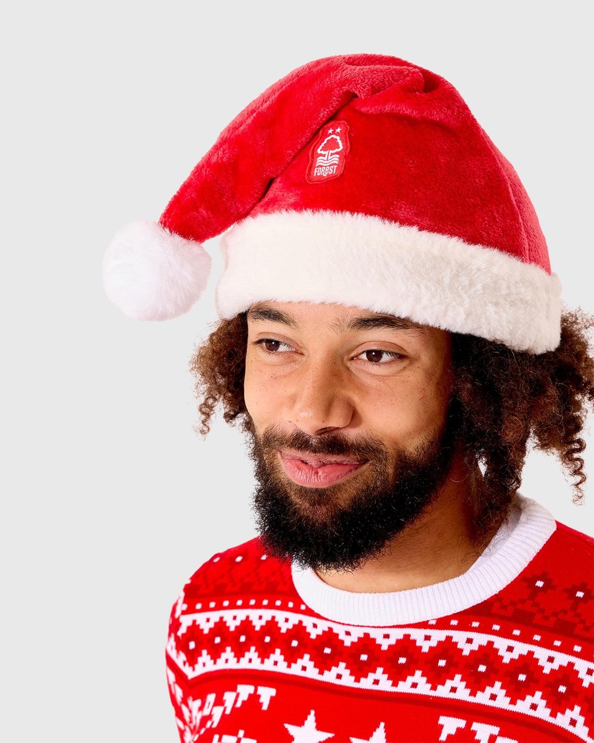 NFFC Fluffy Christmas Hat - Nottingham Forest FC