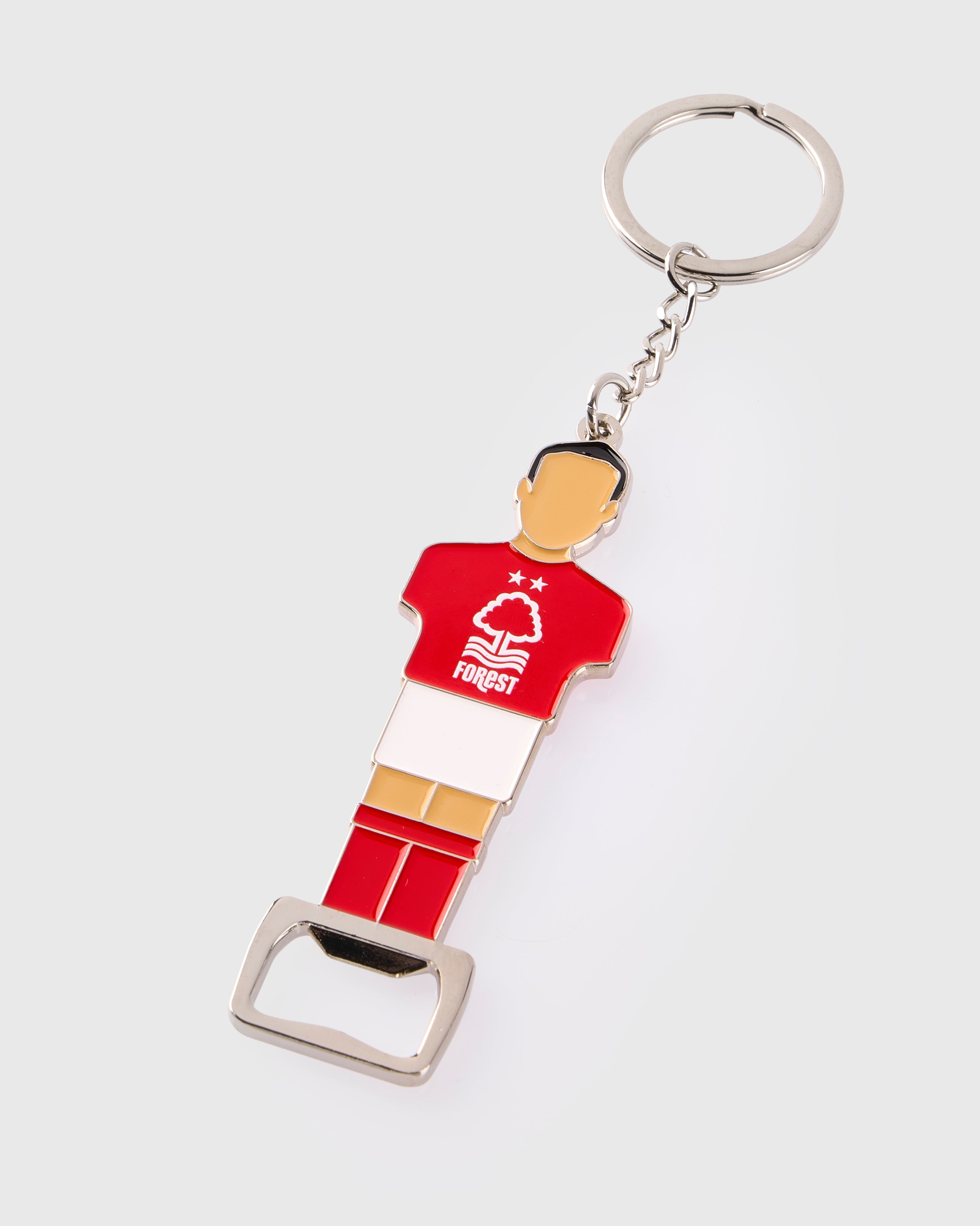 NFFC Footballer Bottle Opener Keyring - Nottingham Forest FC
