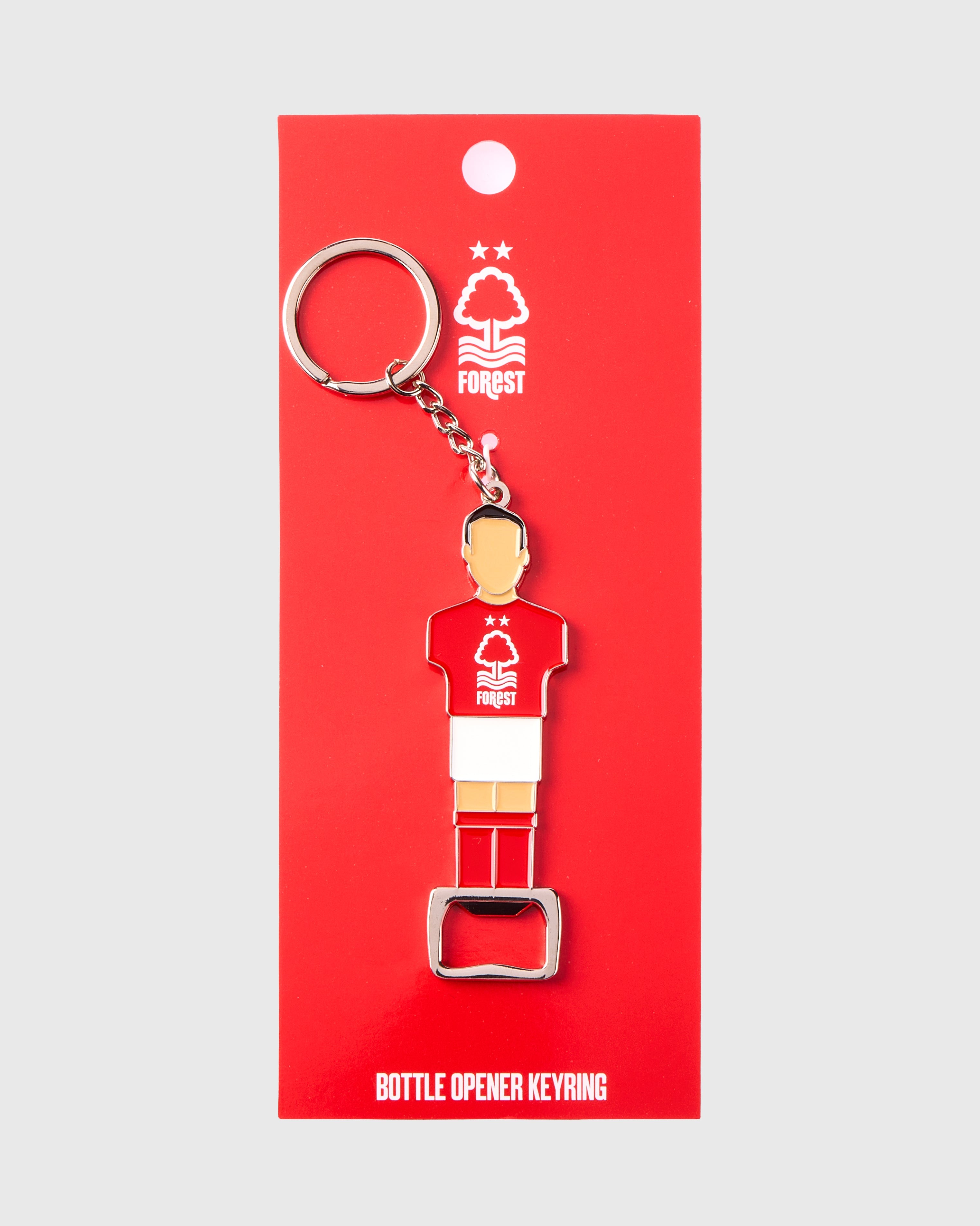 NFFC Footballer Bottle Opener Keyring - Nottingham Forest FC