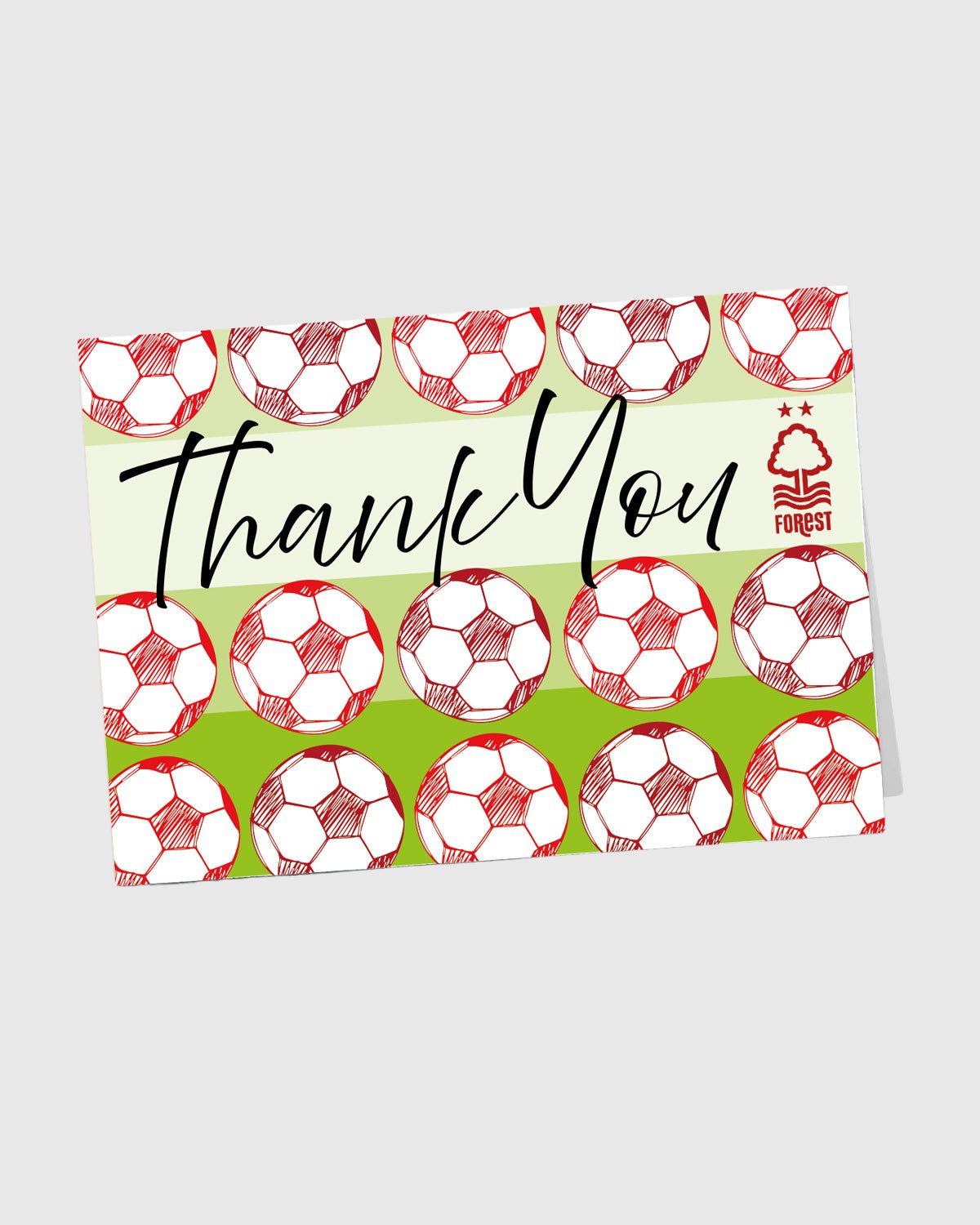 NFFC Footballs Thank You Card - A5 - Nottingham Forest FC