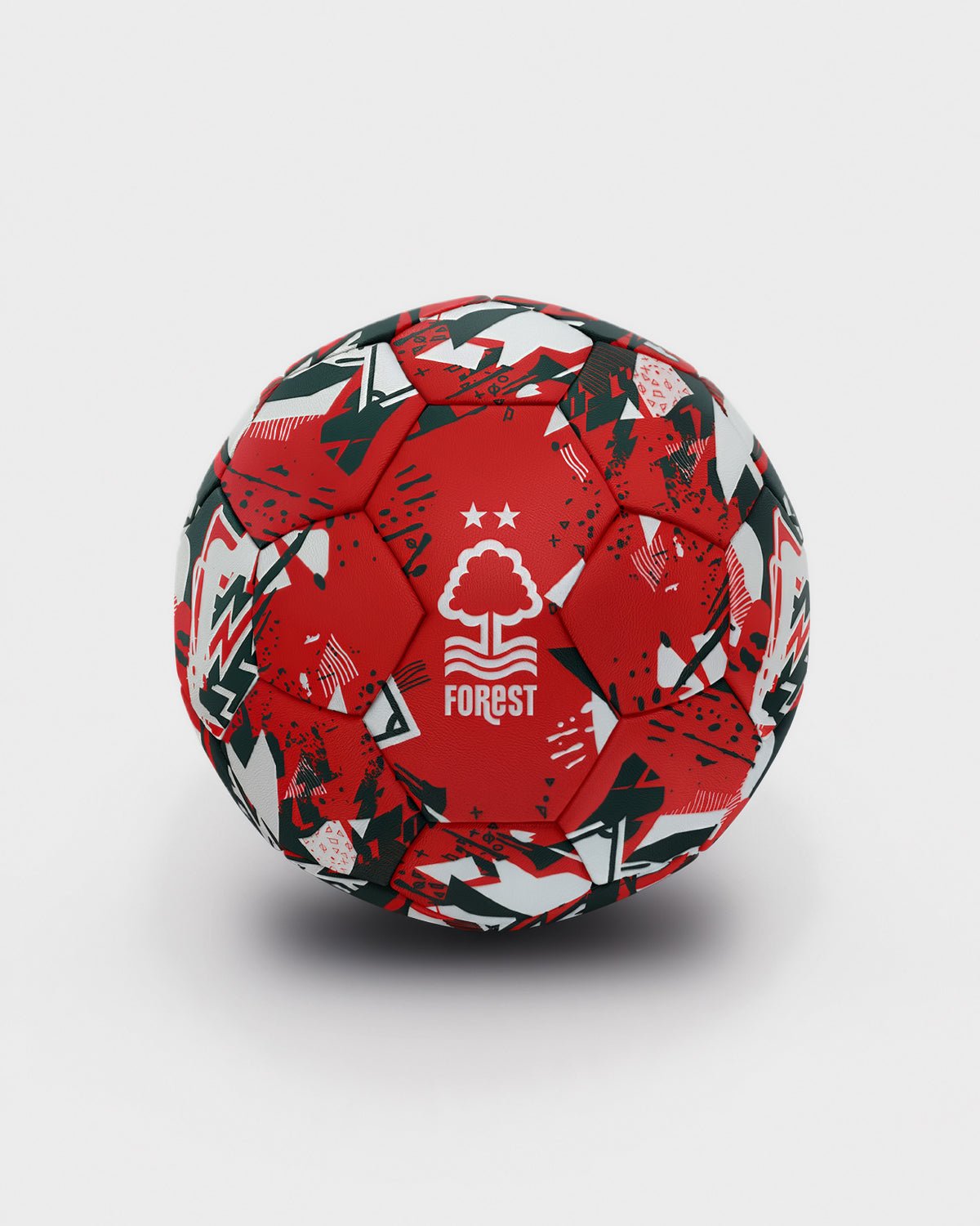 NFFC Geometric Football - Size 5 - Nottingham Forest FC