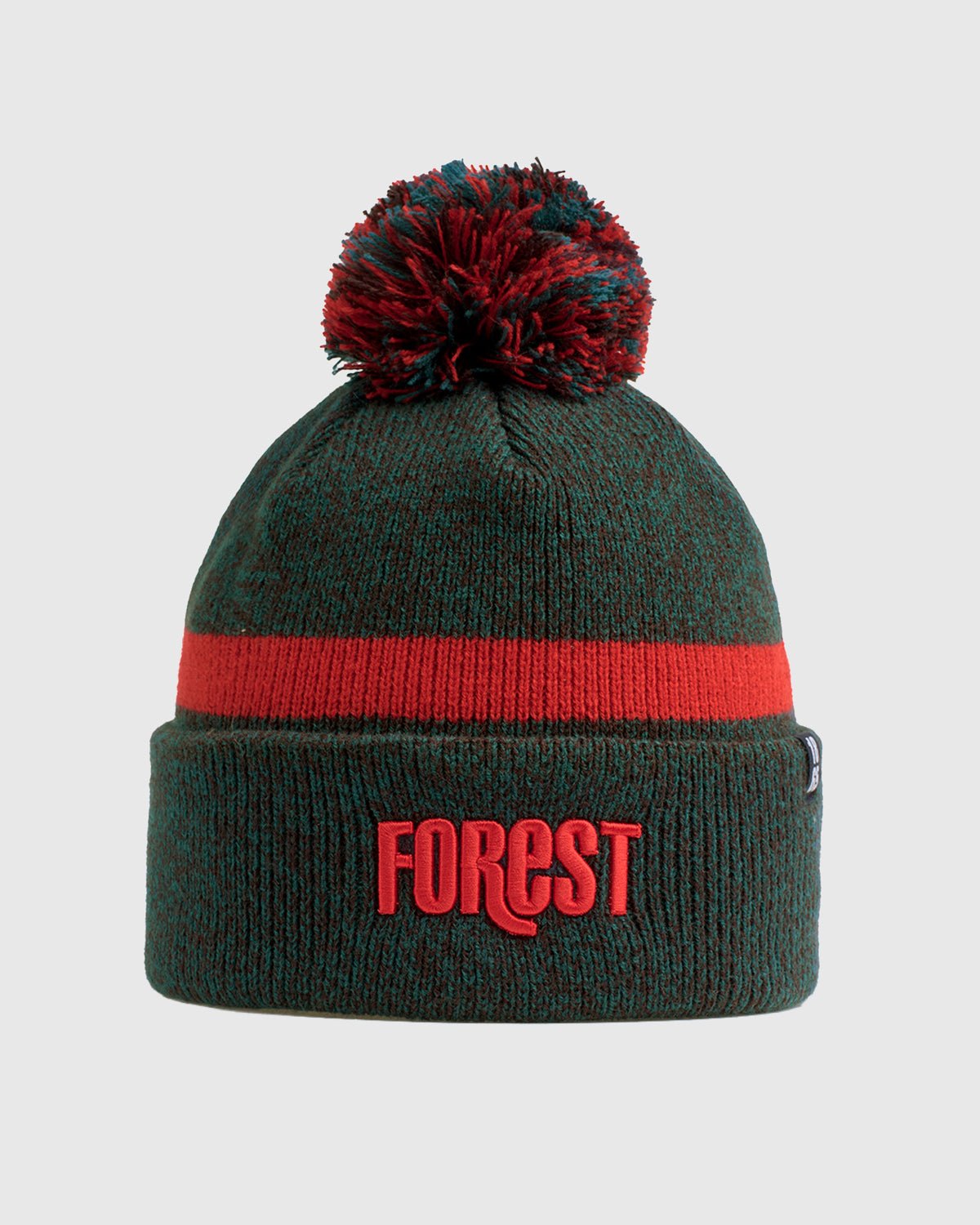 NFFC Green Fleece Lined Bobble Hat - Nottingham Forest FC