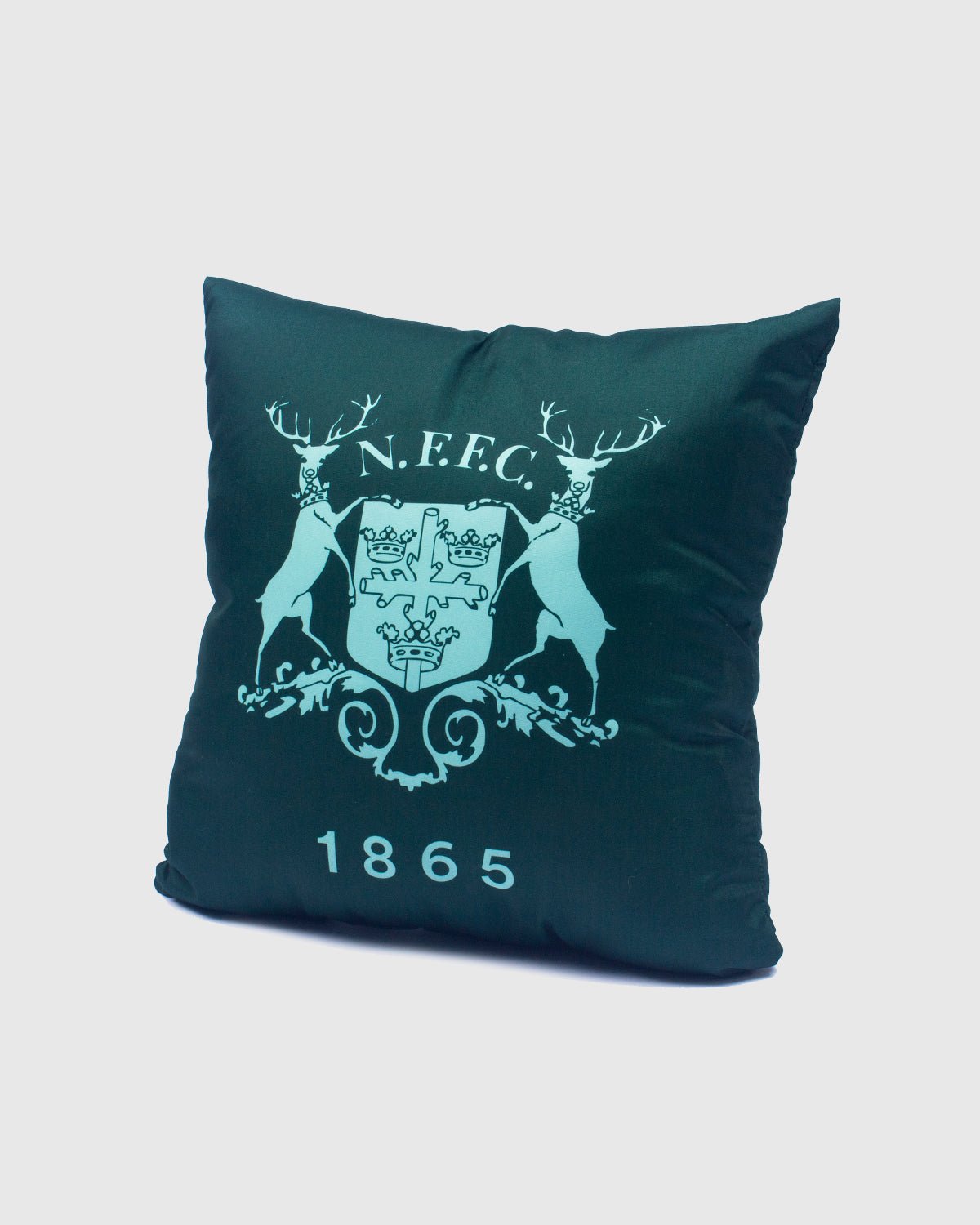 NFFC Green Retro Crest Cushion - Nottingham Forest FC