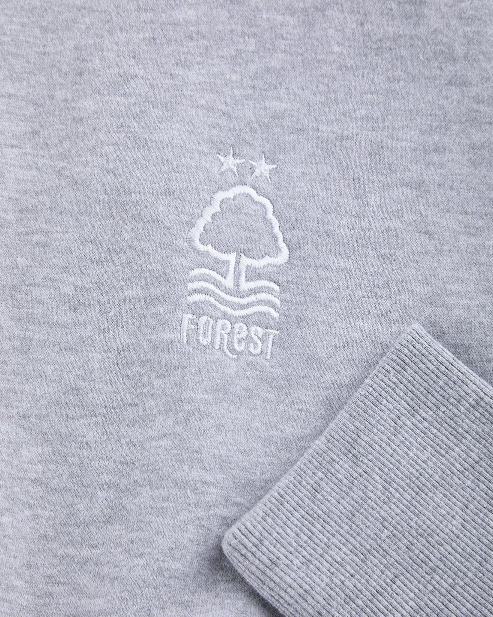 NFFC Grey Essential 1/4 Zip Top - Nottingham Forest FC