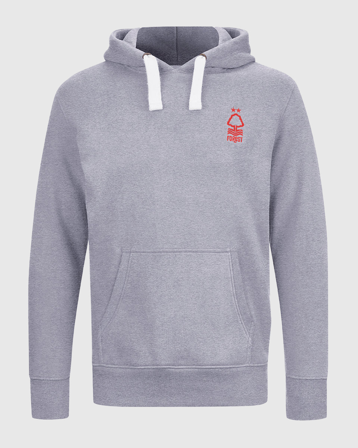 NFFC Grey Essential Crest Hoodie - Nottingham Forest FC