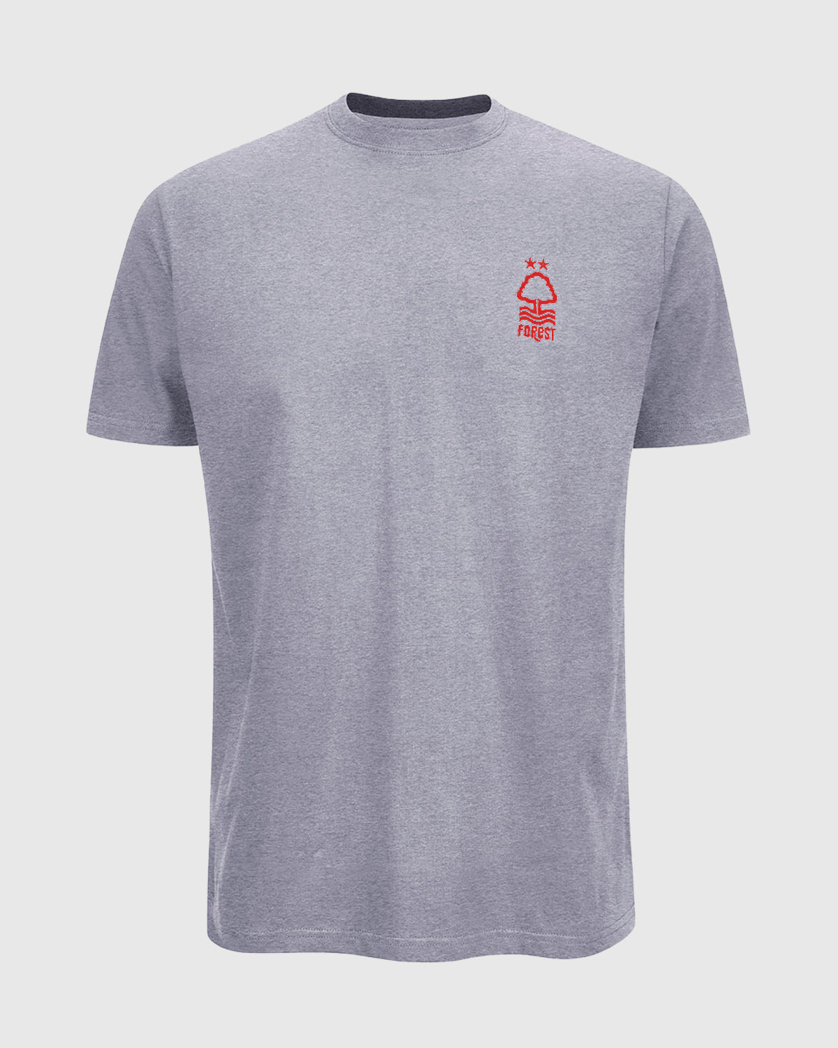 NFFC Grey Essential Crest T-Shirt - Nottingham Forest FC