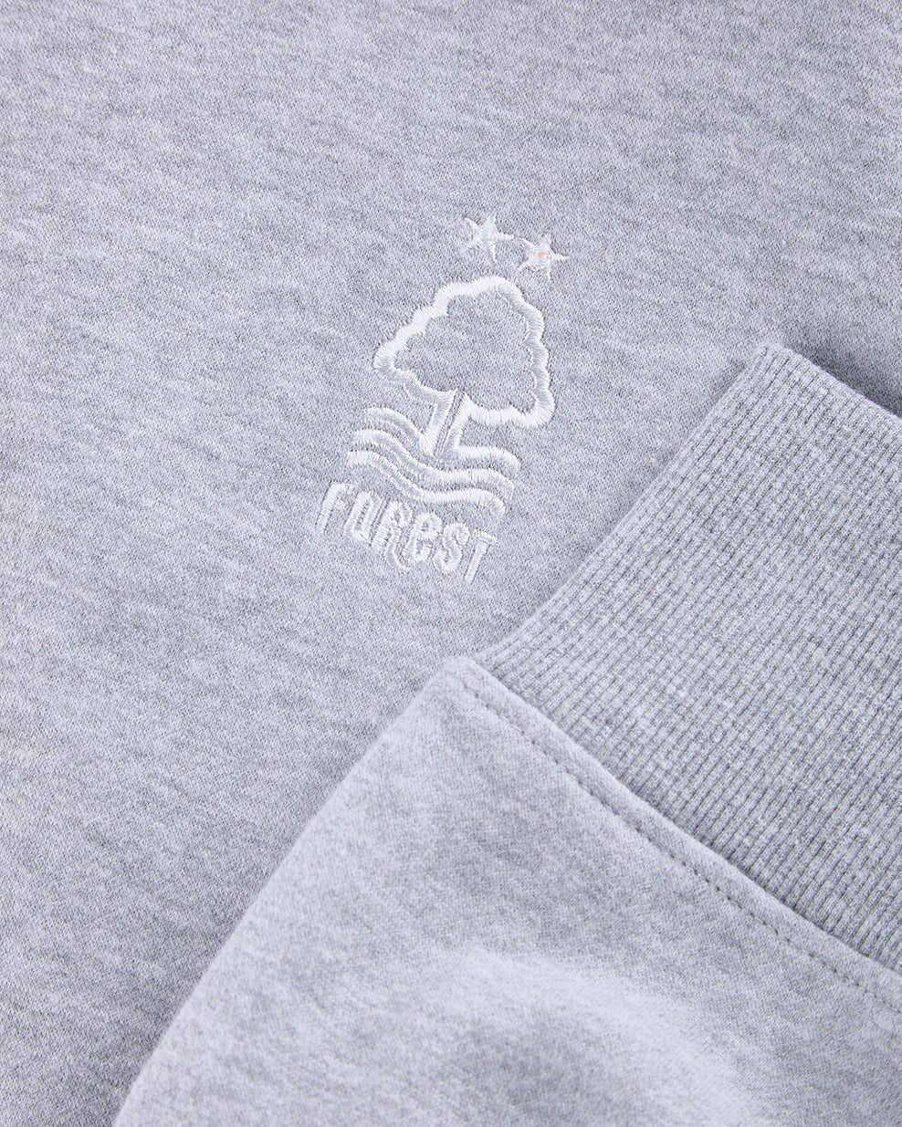 NFFC Grey Essential Full Zip Track Top - Nottingham Forest FC