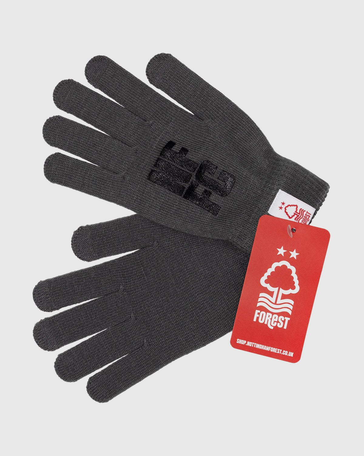 NFFC Grey Gloves - Nottingham Forest FC