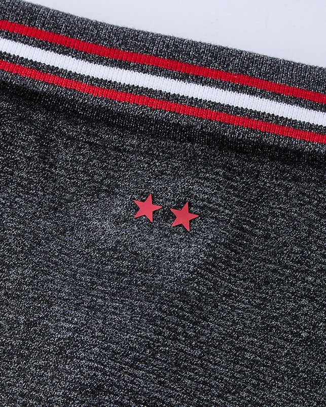 NFFC Grey Ripple Rib Polo - Nottingham Forest FC