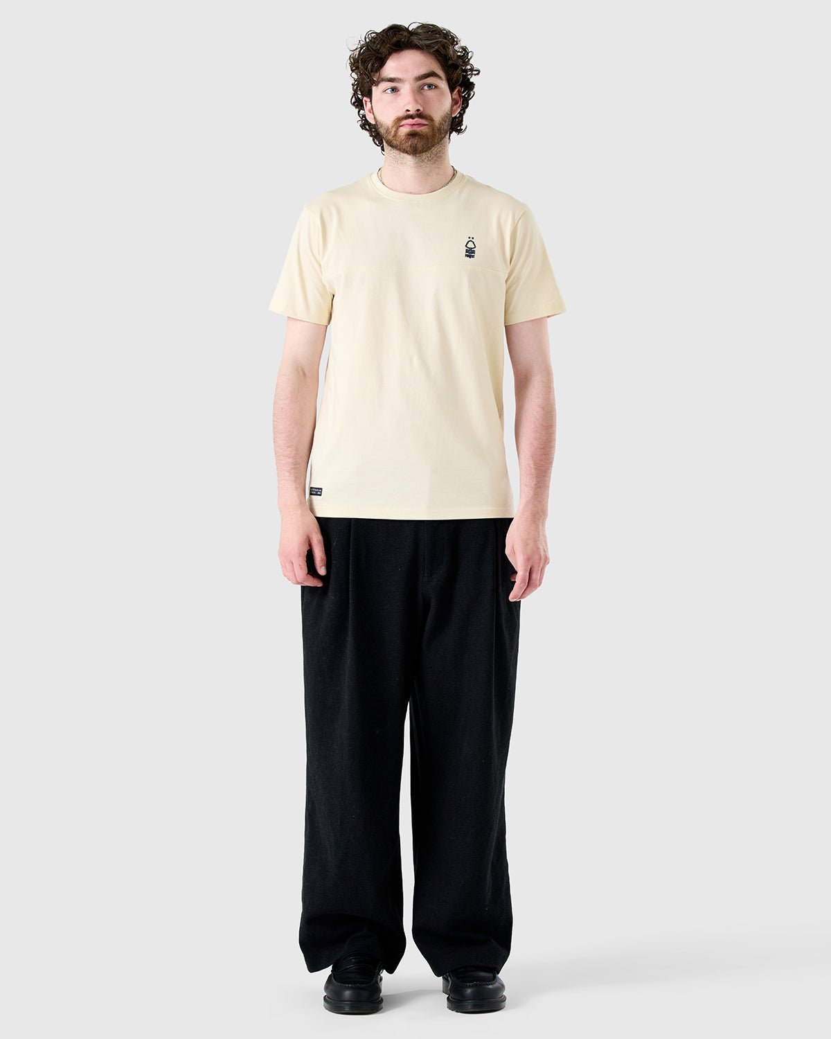 NFFC Heritage Ecru Cut & Sew T-Shirt - Nottingham Forest FC