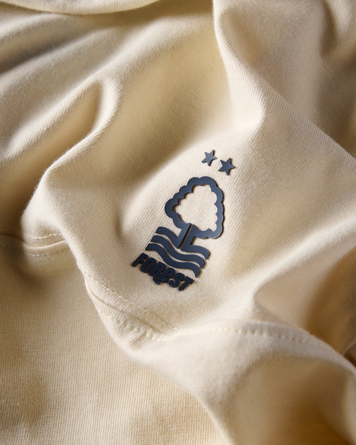 NFFC Heritage Ecru Cut & Sew T-Shirt - Nottingham Forest FC