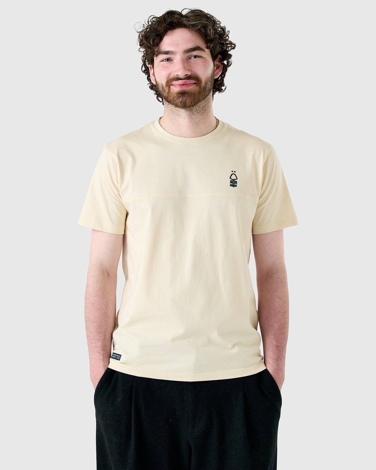 NFFC Heritage Ecru Cut & Sew T-Shirt - Nottingham Forest FC