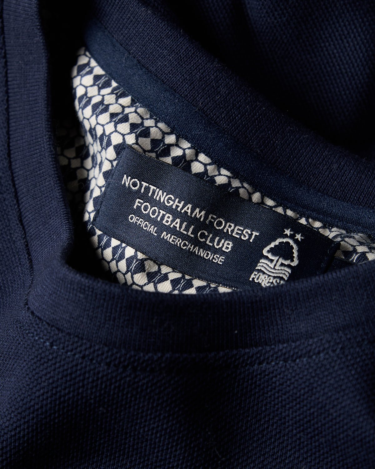 NFFC Heritage Navy Tipped T-Shirt - Nottingham Forest FC