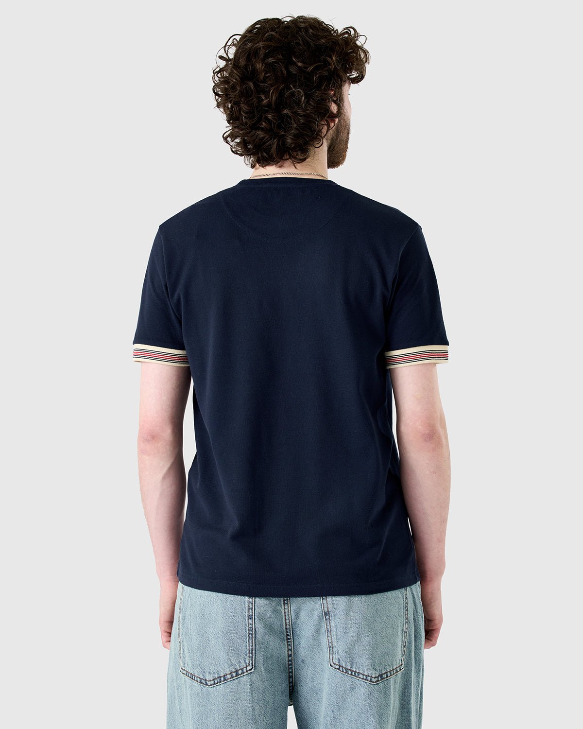 NFFC Heritage Navy Tipped T-Shirt - Nottingham Forest FC