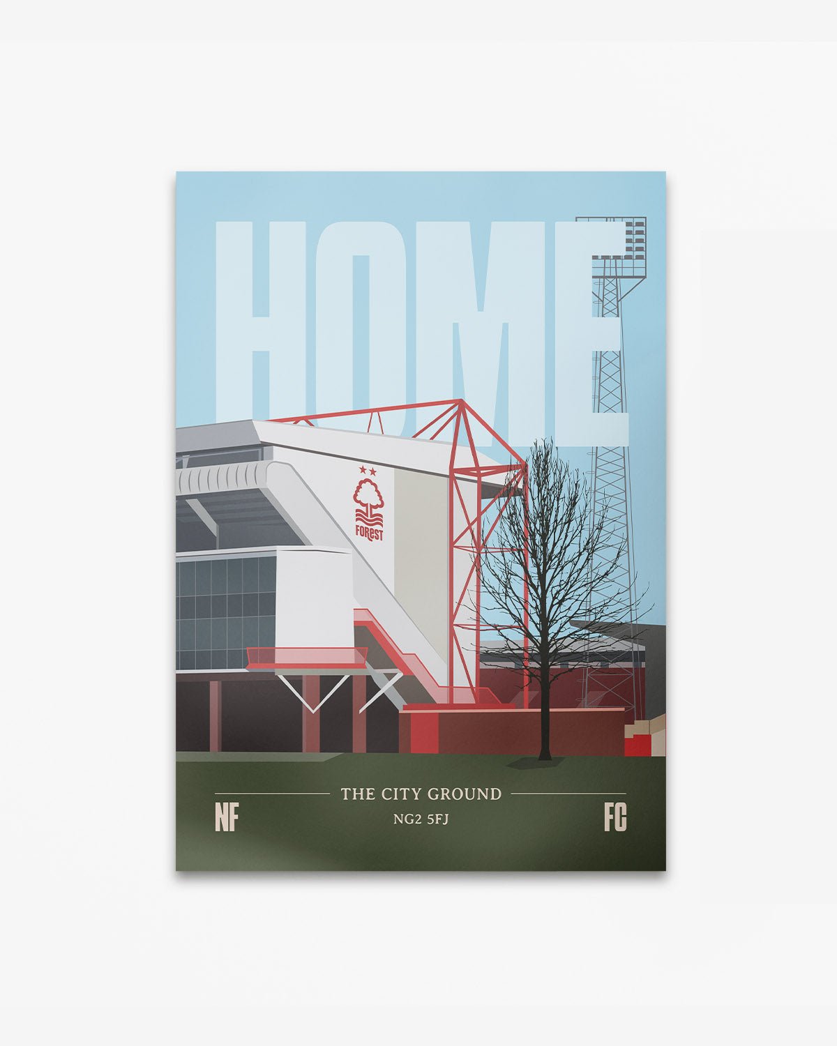 NFFC Home A3 Print - Nottingham Forest FC