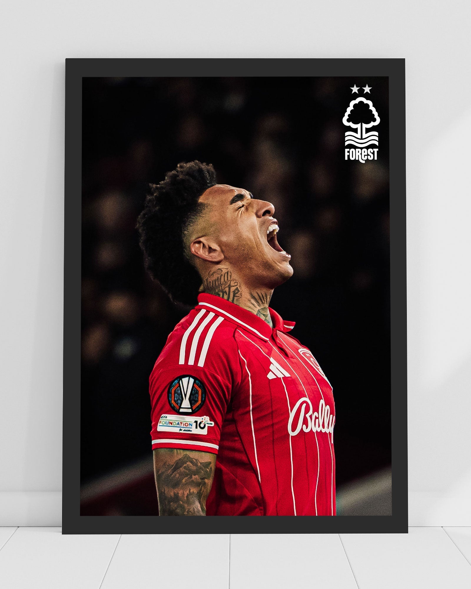 NFFC Igor Jesus Action Shot Print - Framed/Unframed - Nottingham Forest FC