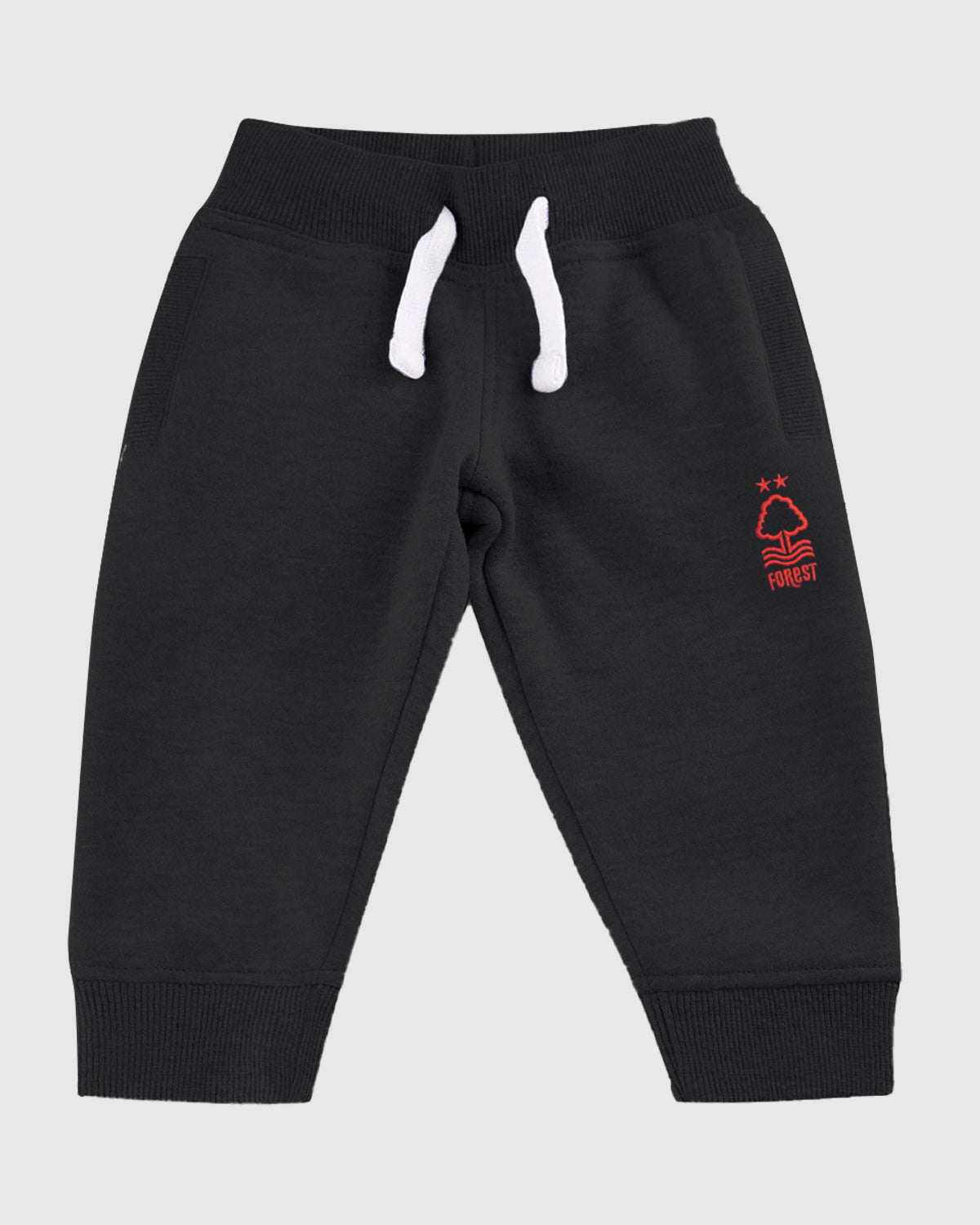 NFFC Infant Black Essential Crest Joggers - Nottingham Forest FC