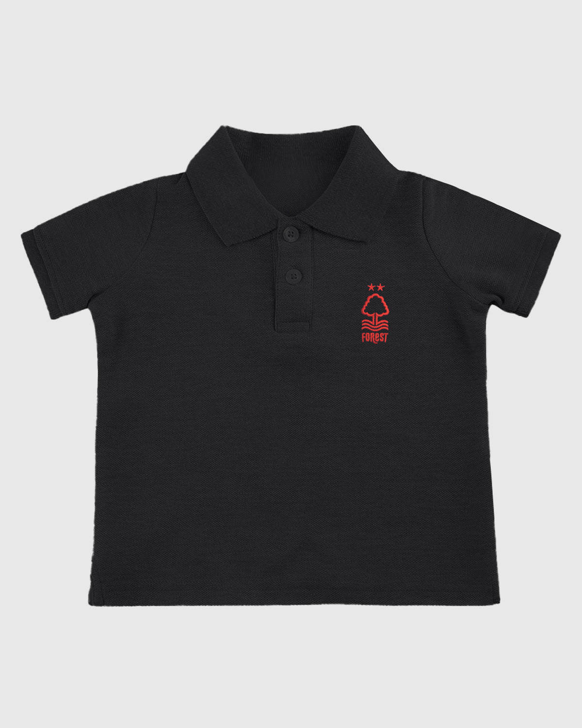 NFFC Infant Black Essential Crest Polo - Nottingham Forest FC