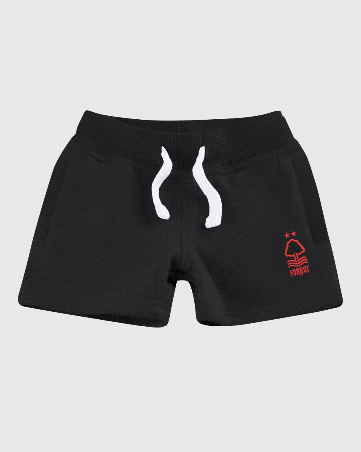 NFFC Infant Black Essential Crest Shorts - Nottingham Forest FC