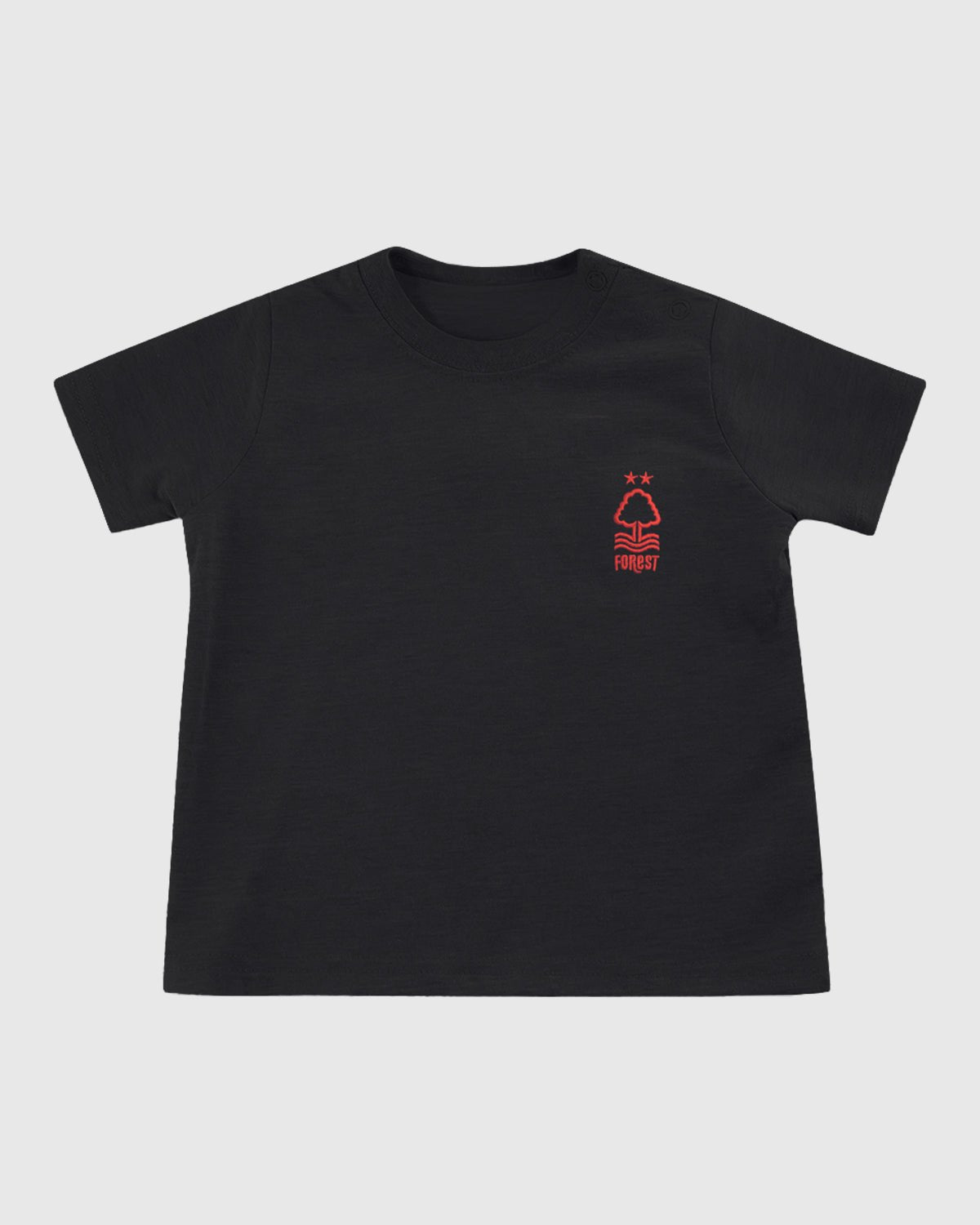 NFFC Infant Black Essential Crest T-Shirt - Nottingham Forest FC