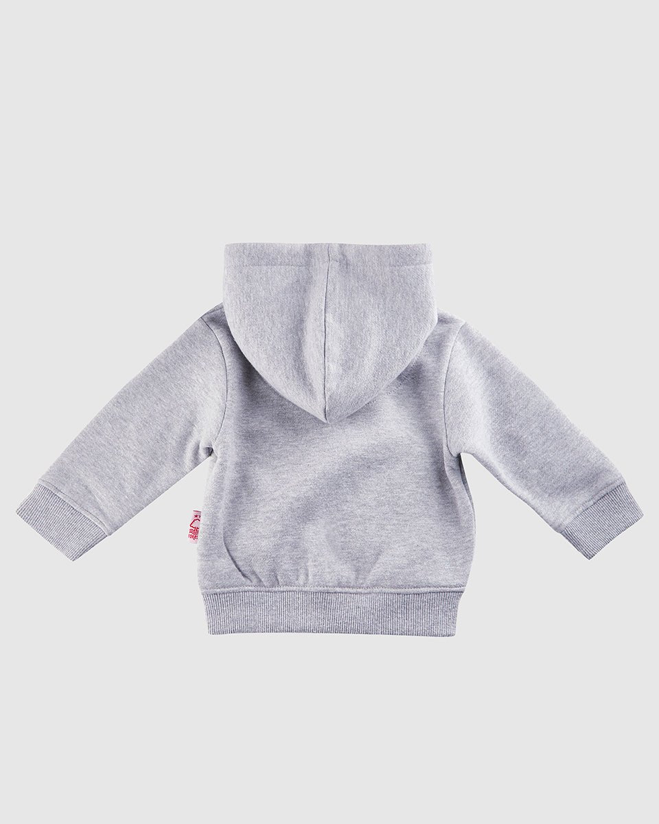 NFFC Infant Grey Essential Full Zip Hoodie - Nottingham Forest FC