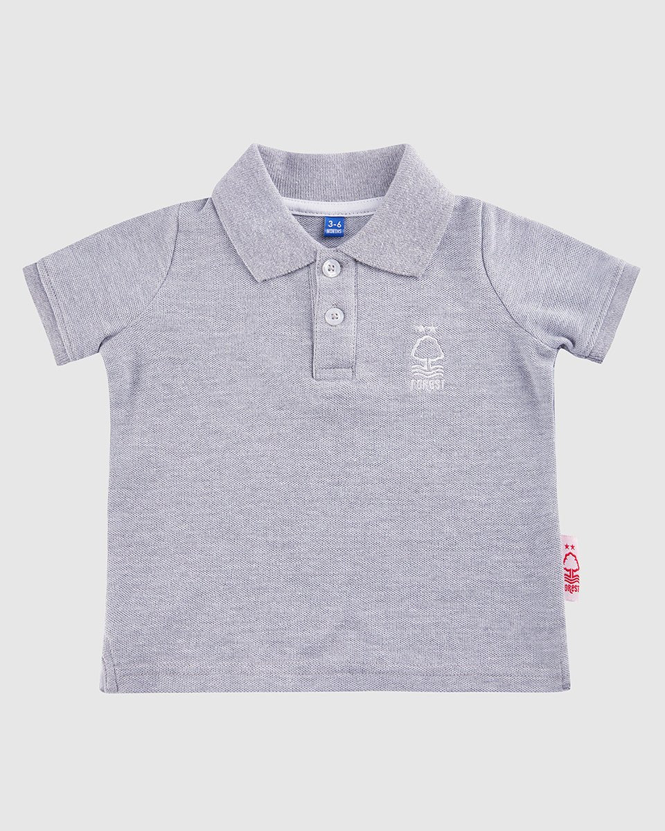 NFFC Infant Grey Essential Polo - Nottingham Forest FC