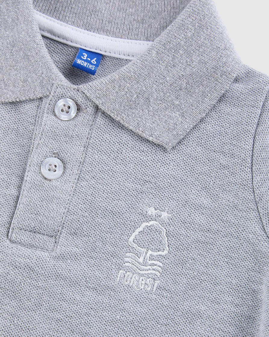 NFFC Infant Grey Essential Polo - Nottingham Forest FC