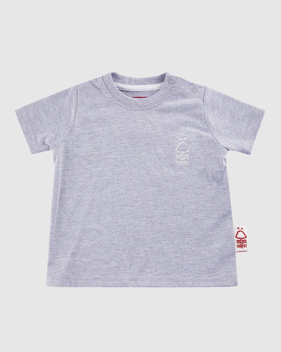 NFFC Infant Grey Essential T-Shirts - Nottingham Forest FC