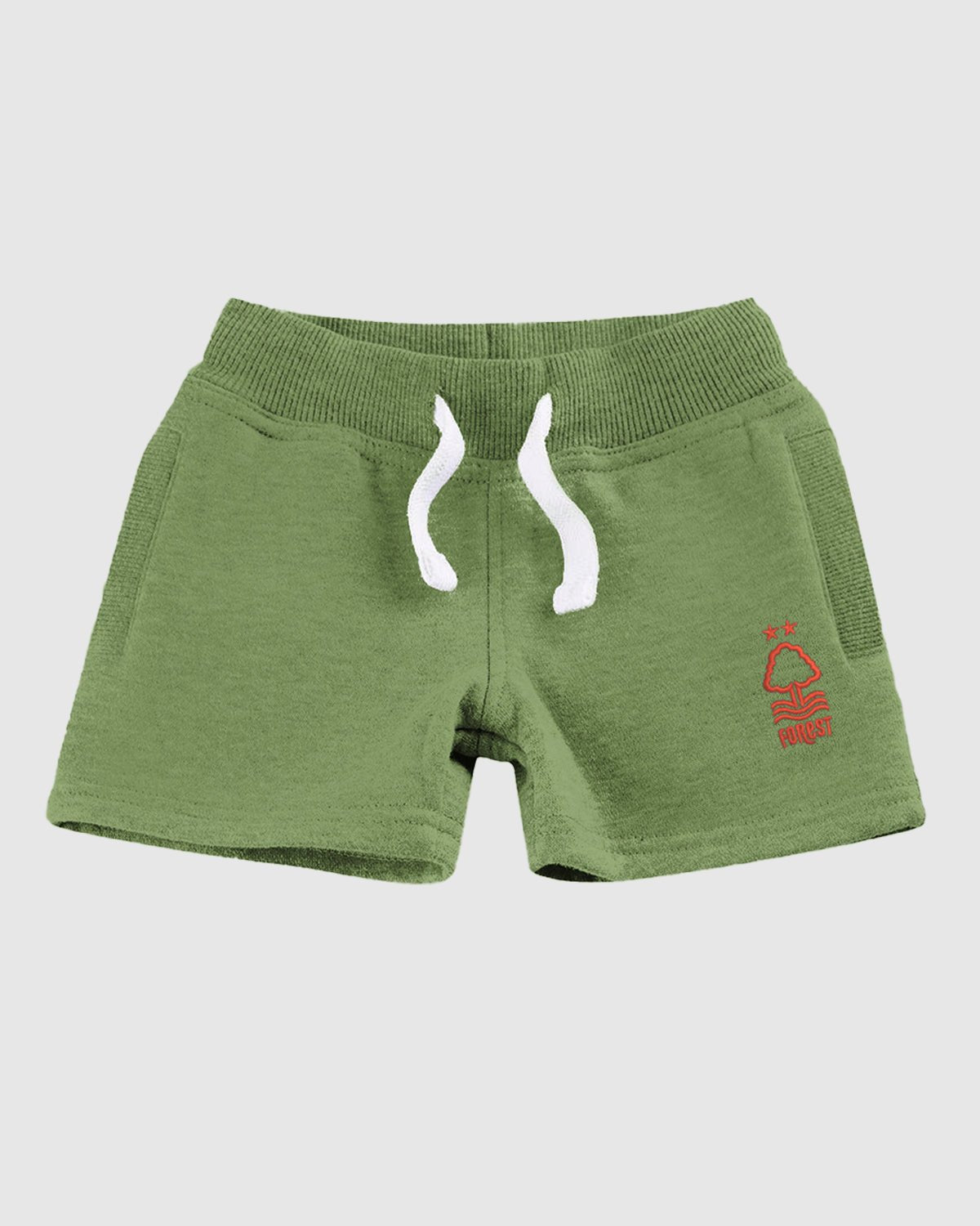 NFFC Infant Khaki Essential Crest Shorts - Nottingham Forest FC