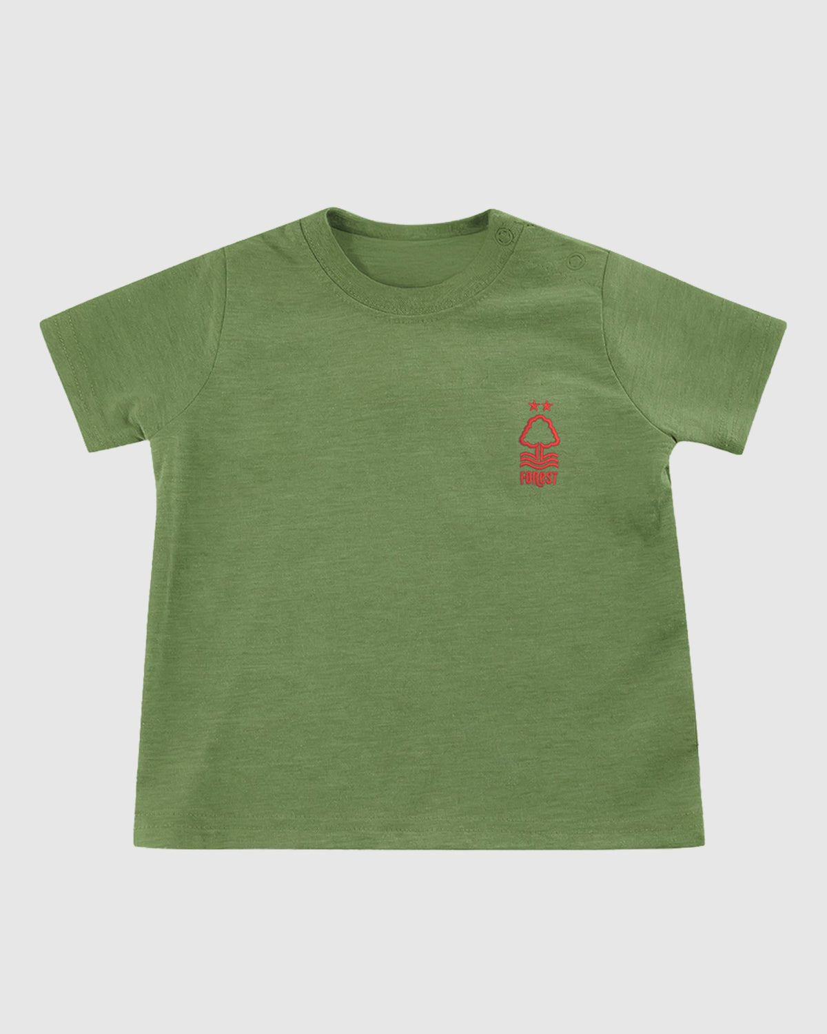 NFFC Infant Khaki Essential Crest T-Shirt - Nottingham Forest FC