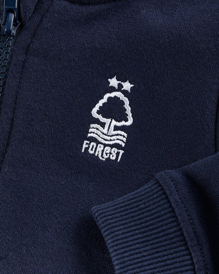 NFFC Infant Navy Essential Full Zip Hoodie - Nottingham Forest FC