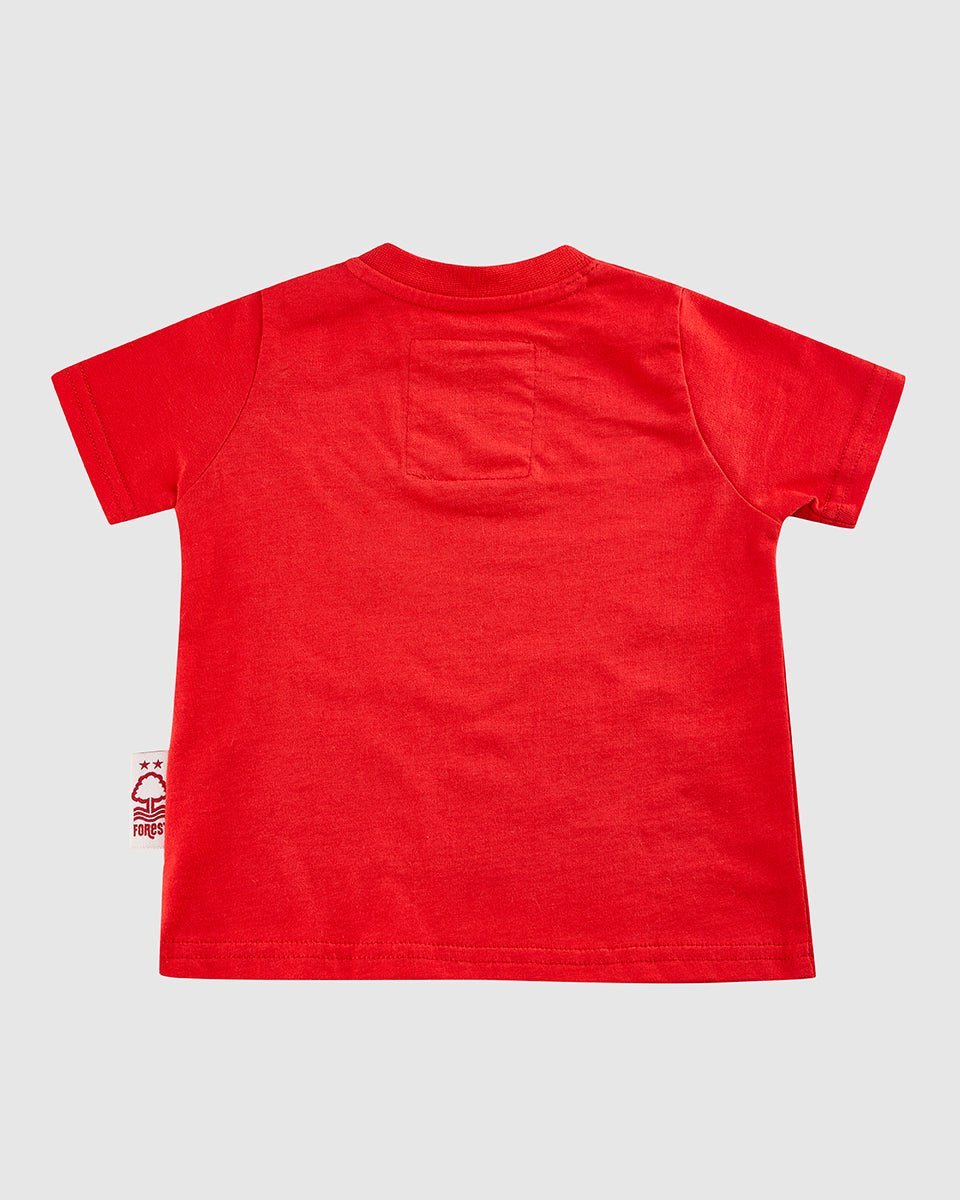 NFFC Infant Red Essential Crest T-Shirt - Nottingham Forest FC