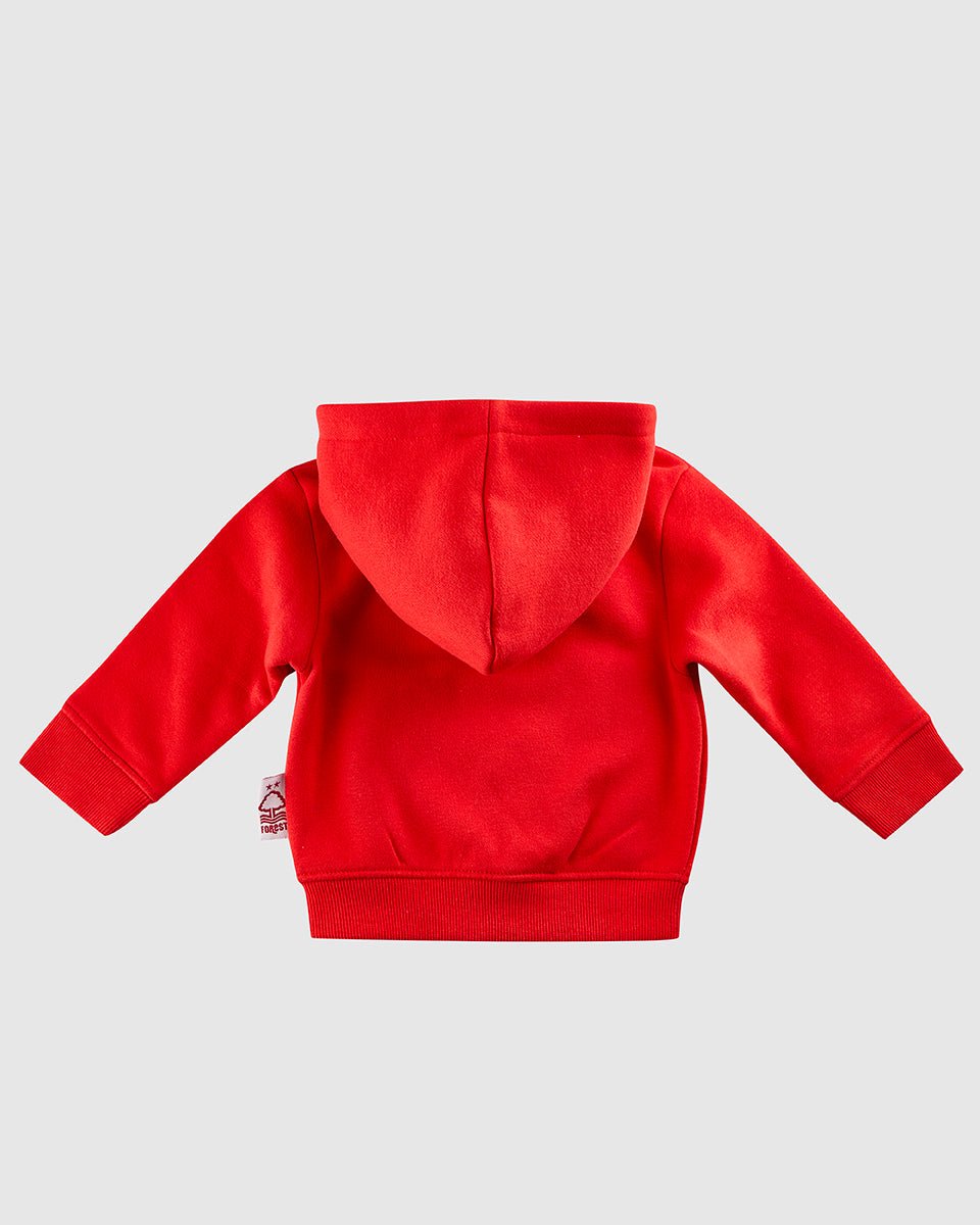 NFFC Infant Red Essential Full Zip Hoodie - Nottingham Forest FC