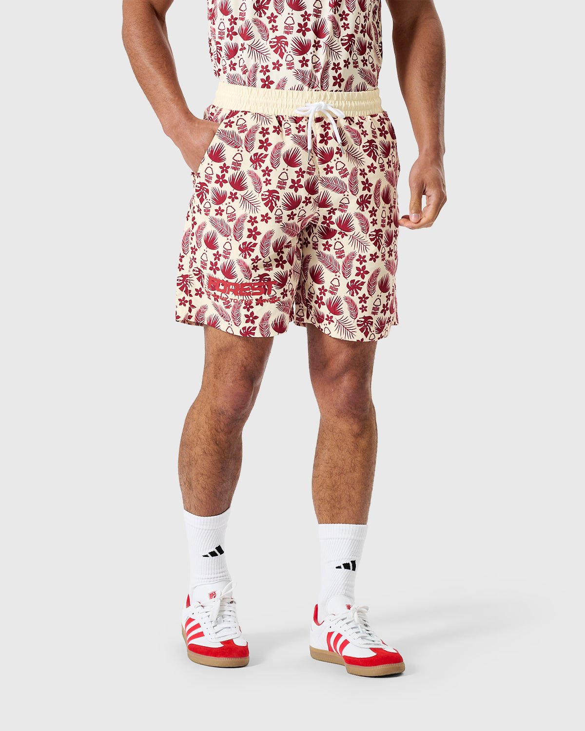 NFFC Jungle All Over Print Swim Shorts - Nottingham Forest FC