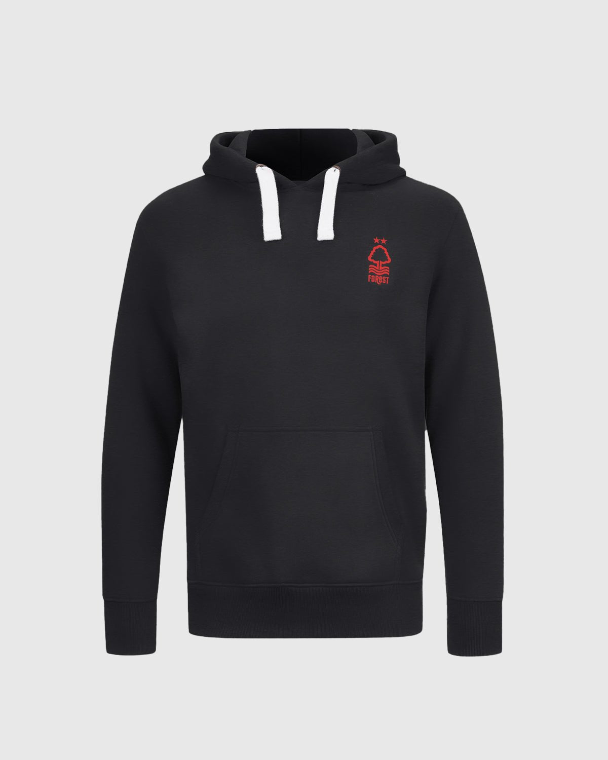 NFFC Junior Black Essential Crest Hoodie - Nottingham Forest FC