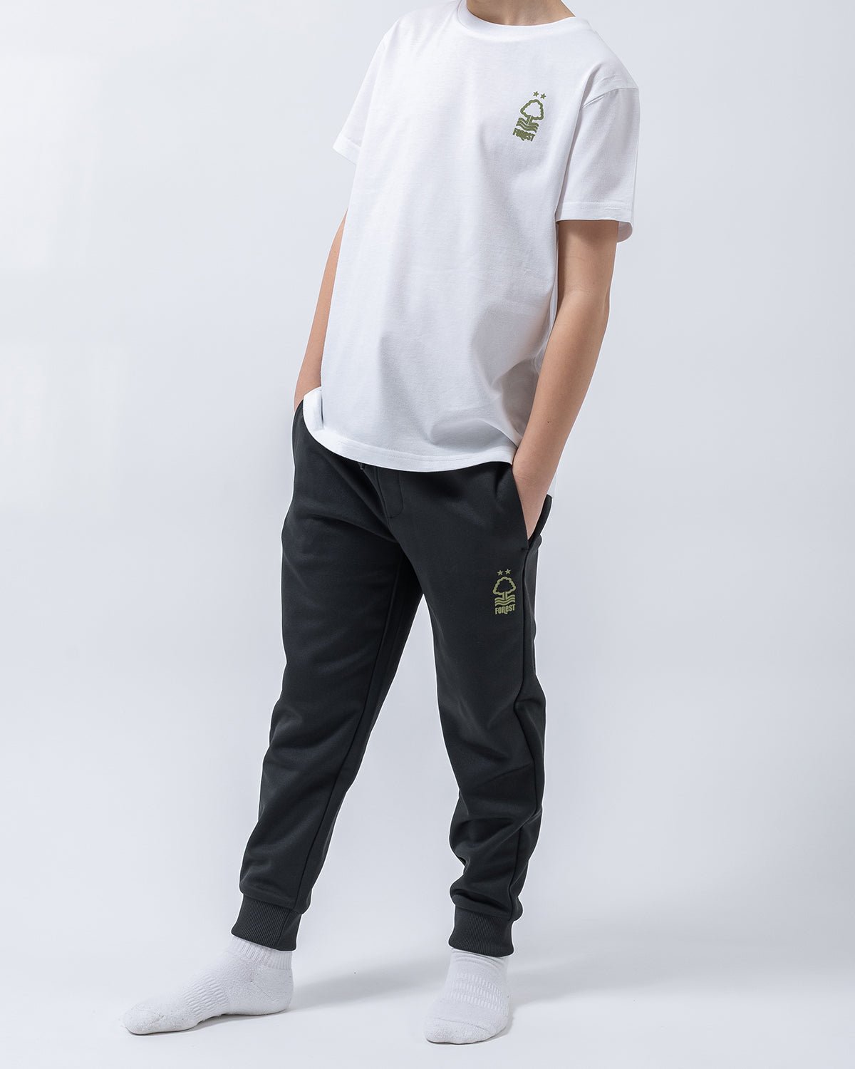 NFFC Junior Camo Panel Joggers - Nottingham Forest FC