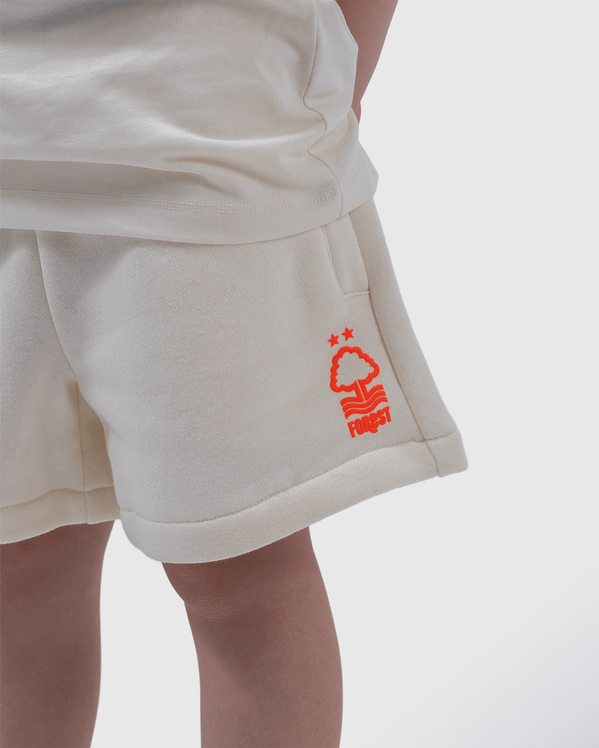 NFFC Junior Cream Puff Print Shorts - Nottingham Forest FC