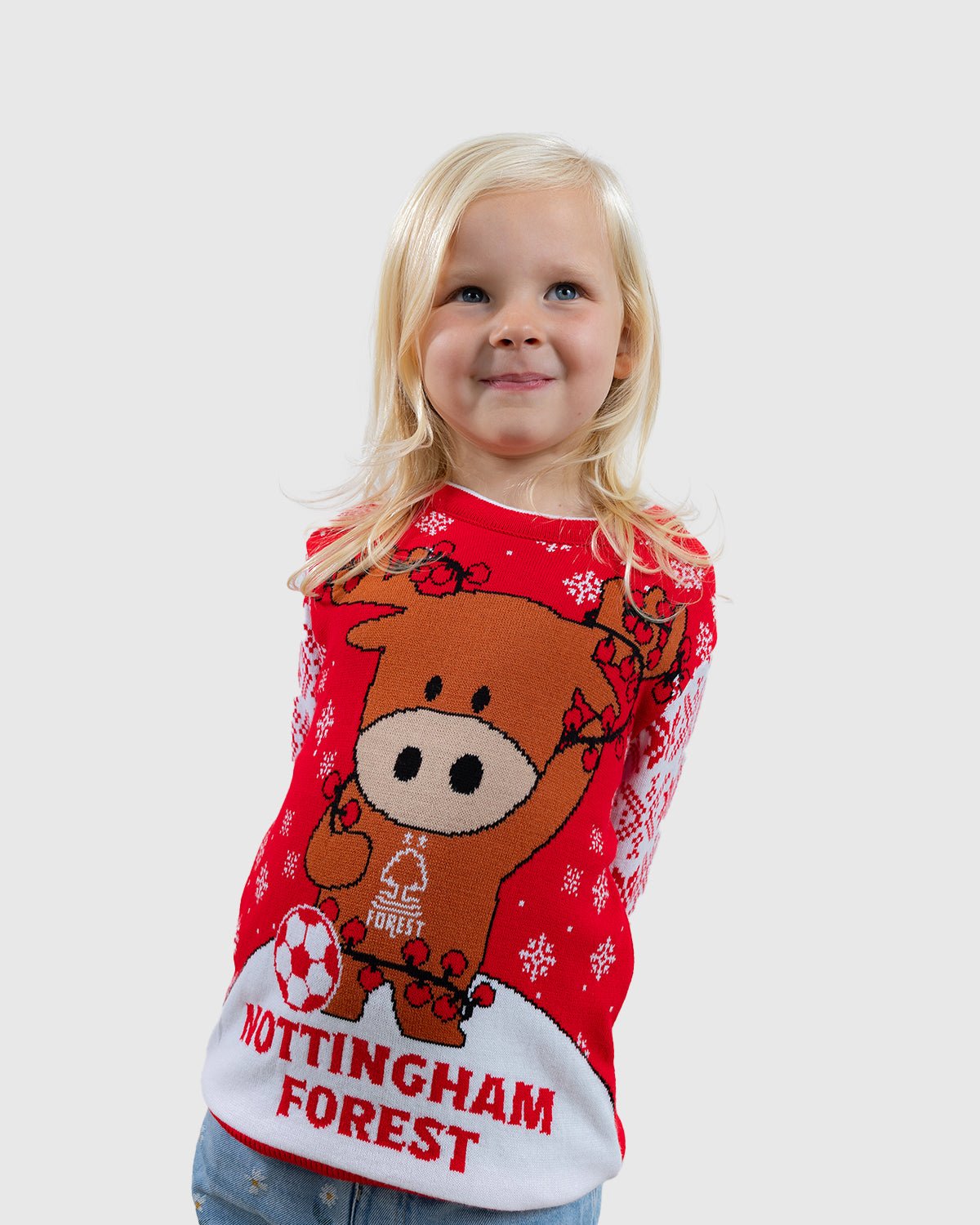 NFFC Junior Dasher Christmas Jumper - Nottingham Forest FC