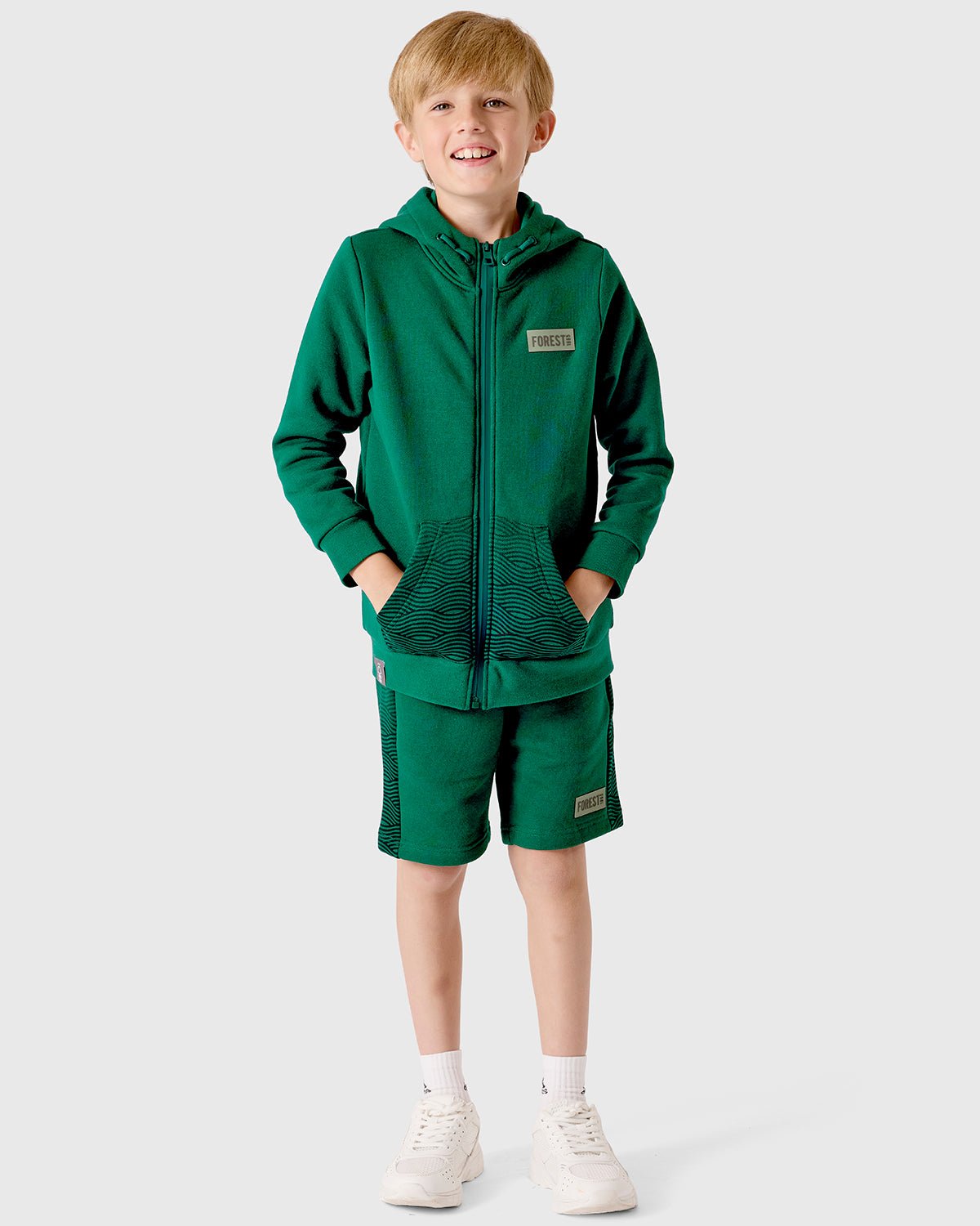 NFFC Junior Green Trent Print Shorts - Nottingham Forest FC